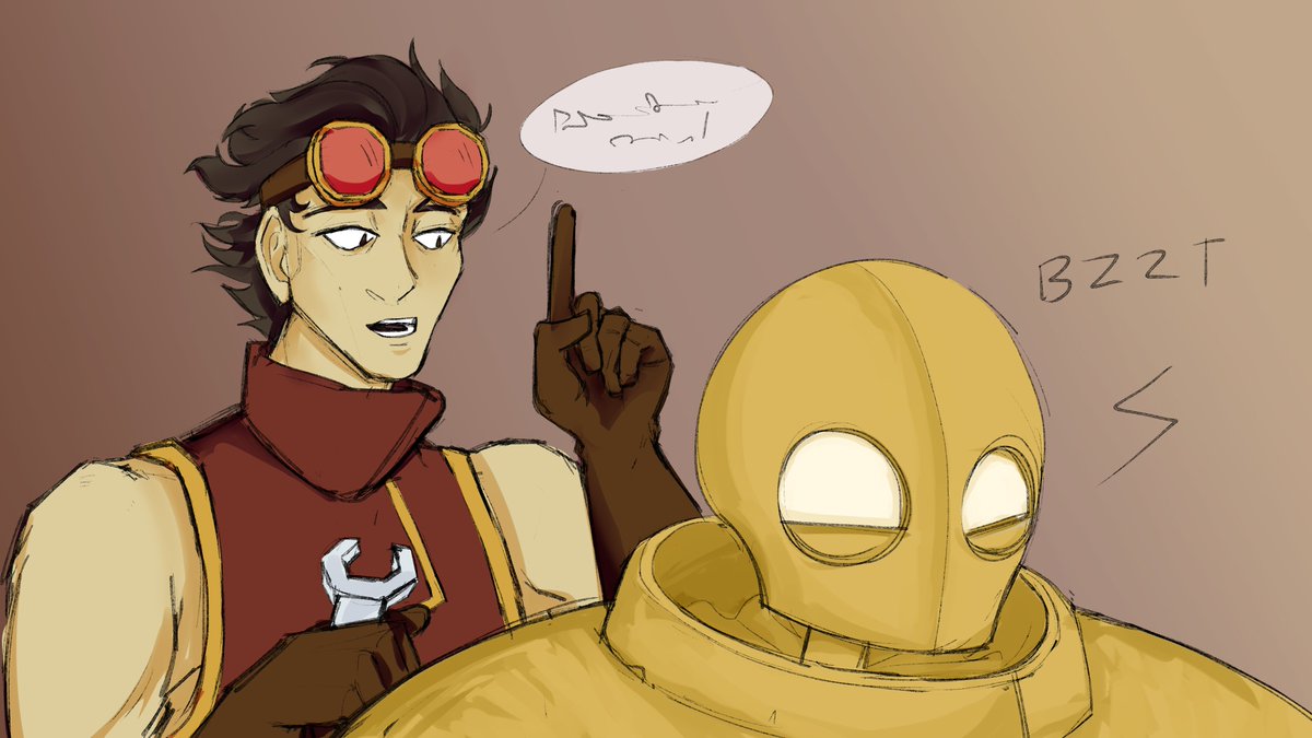 attacfish's tweet photo. father son bonding moment #viktor #blitzcrank #ArtofLegends https://t.co/Z3vyapY4vr