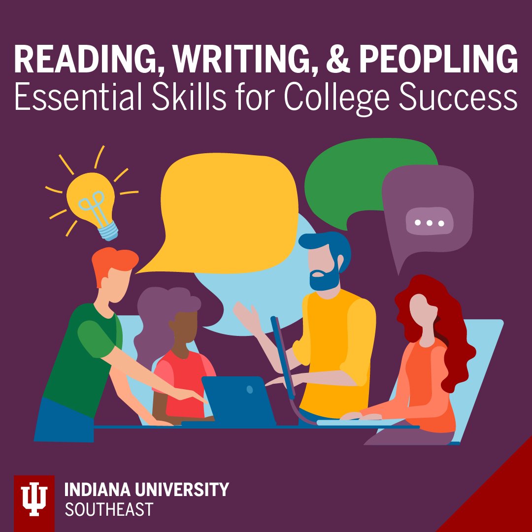 Would you like to earn a $100 scholarship? Join us for Reading, Writing, and Peopling, a program designed to help undergraduates build essential skills for college success and connect with fellow students.  Click here to learn more! 

events.iu.edu/southeast/even…
