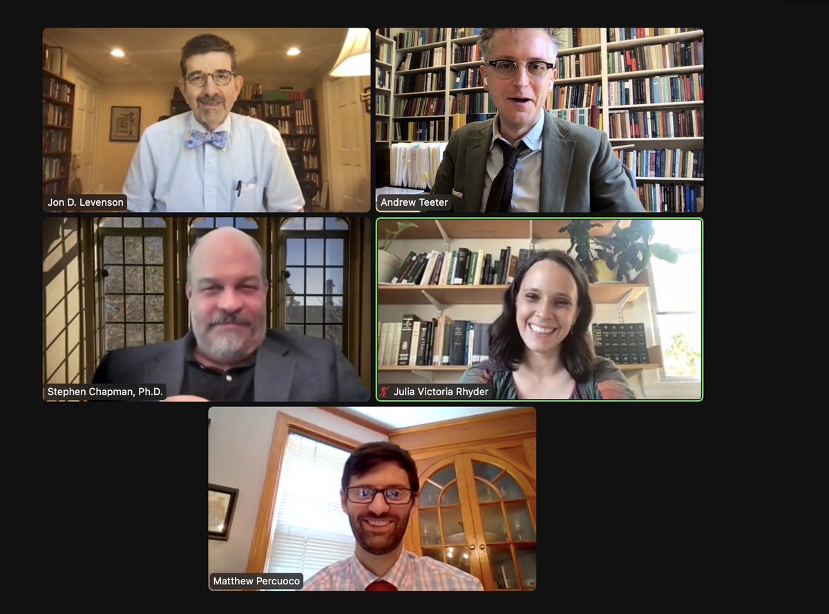 Congratulations to Dr. Matthew Percuoco for successfully defending his #dissertation in #HebrewBible entitled, “The Nature and Function of the Samuel Conclusion: 2 Samuel 21–24 as 𝘔𝘪𝘴𝘦 𝘦𝘯 𝘈𝘣𝘺𝘮𝘦”! <a href="/HarvardNELC/">Harvard NELC</a>