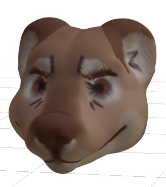 Doesn't post shit for over a month and appears with a cruddy 3d model