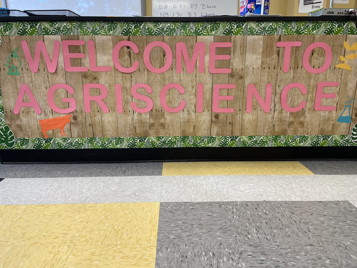 AgWithMissLee's tweet photo. Class is in session! Day 1 of year 5! #TeachAg #Agriscience https://t.co/TKGfBbDIv1