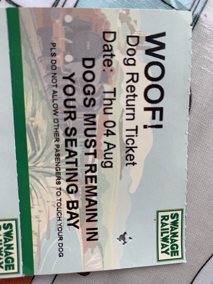 PrincessMavisM1's tweet photo. Excellent day out today! A ride on a steam train. At least they got me a return ticket. https://t.co/Li6ulgSmC3