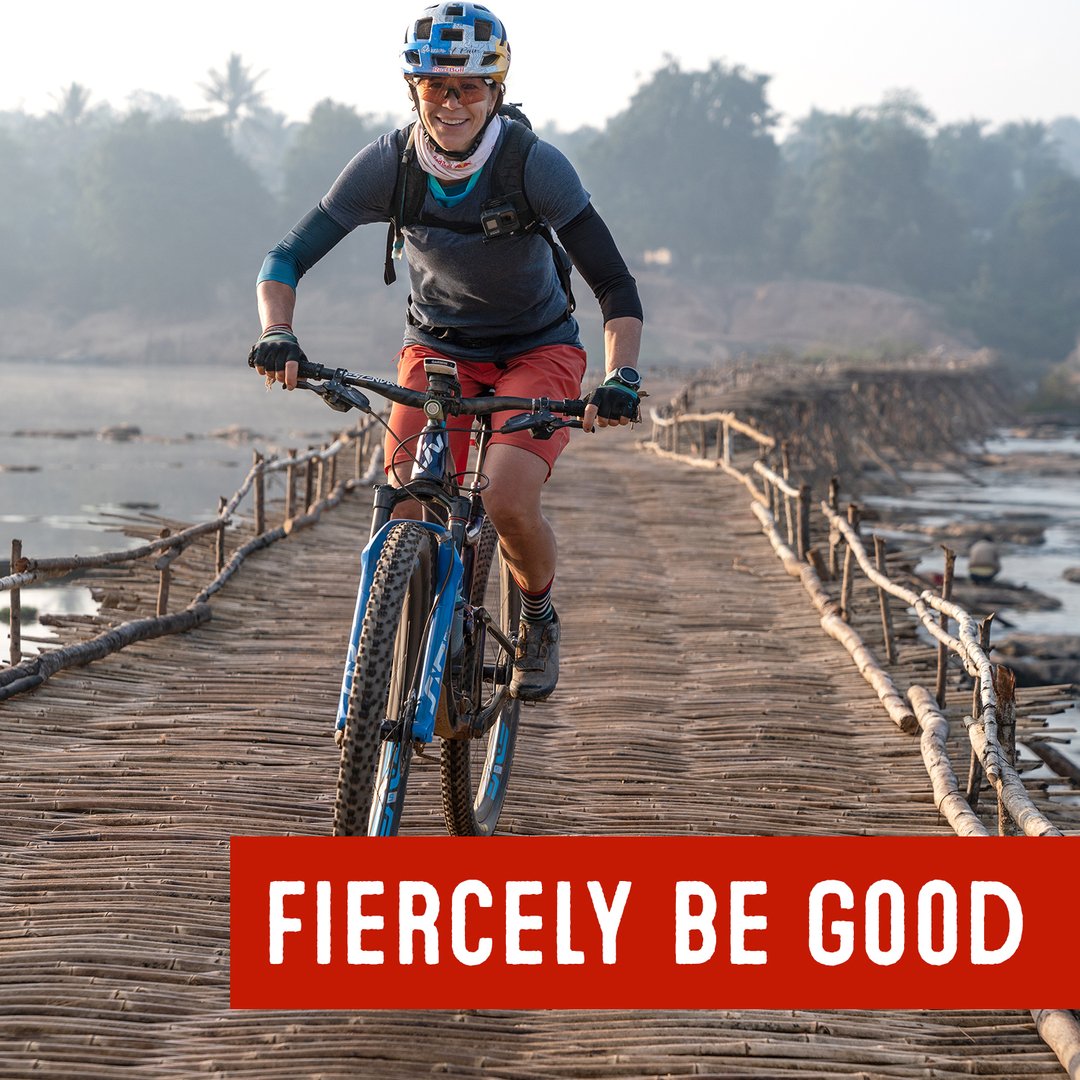 HazelFierce's tweet photo. You already know Rebecca Rusch as "The Queen of Pain" because this pro-athlete has more championships, ultra-endurance events, and jaw-dropping adventure expeditions than anyone we know. But then there's more.

She believes that good people will change the world and she's using t https://t.co/sZHDXkMzyO