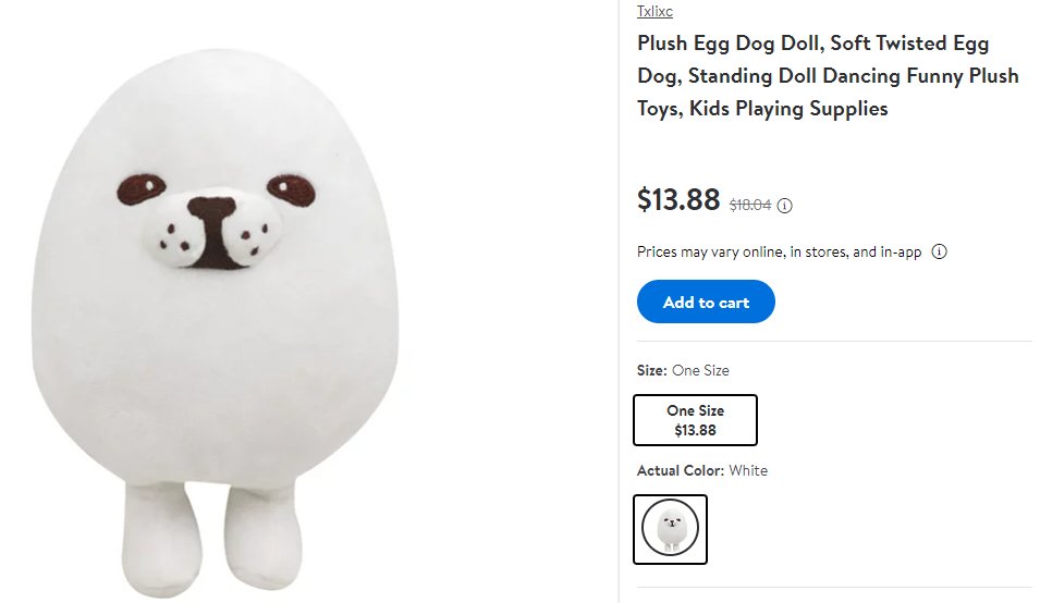 KreekCraft on Twitter "Someone at WalMart is selling a plushy of the