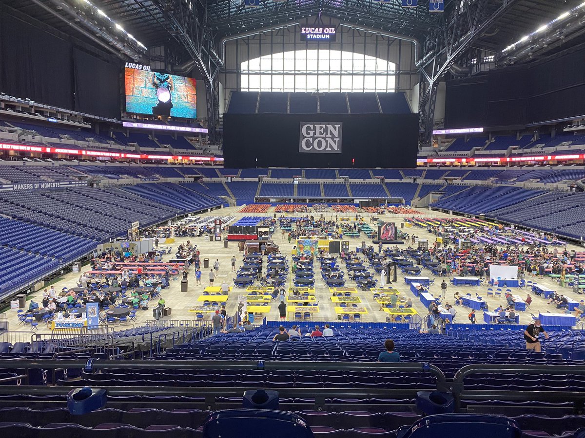 Looking for a place to sit or have a quiet conversation #gencon22? Look no further.