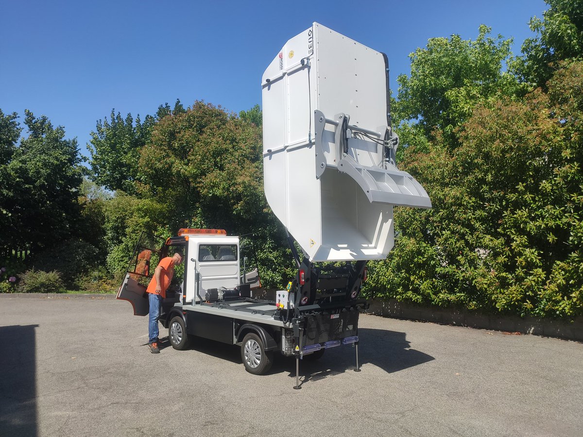 Una estrategia de recolección limpia, eficiente y sustentable. 
Vehículos eléctricos para recolección satelital. #SmartWasteManagement