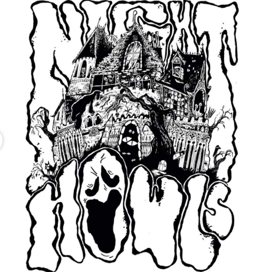 nighthowlspod's tweet photo. 🚨MERCH ALERT🚨

Ready to ring in the spooky season? Us too! So why not do it in style?

We've got our show logo as well as two new INCREDIBLE designs by NYC artist AC Rutherford on a ton of different items! Shirts, hoodies, coffee mugs, you name it.

Follow that link in the bio! https://t.co/FhfxlmiAOu