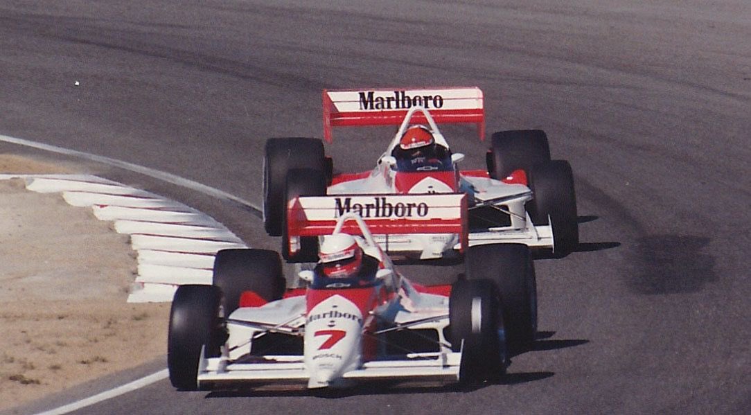 1990- teammates @SpinToWin85 & @emmofittipaldi for @Team_Penske