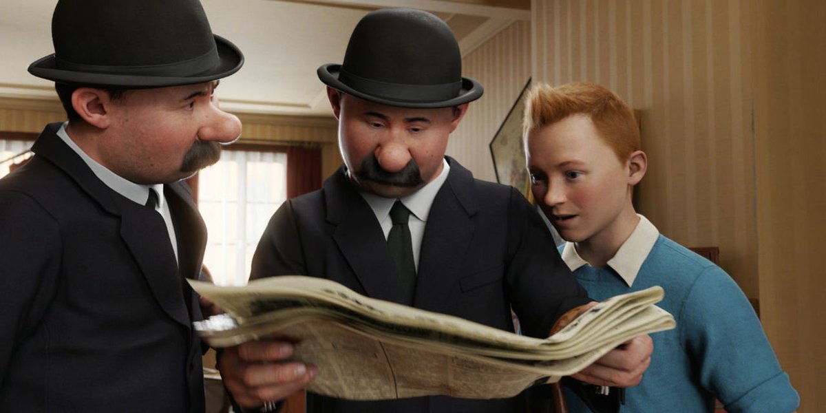 The Adventures of Tintin ★★★½
This #StevenSpielberg action-adventure film would hold up a lot better if it was done in the style of his Indiana Jones movies instead of motion capture computer-animation. The best sequence has to be the wonderfully choreographed falcon chase.