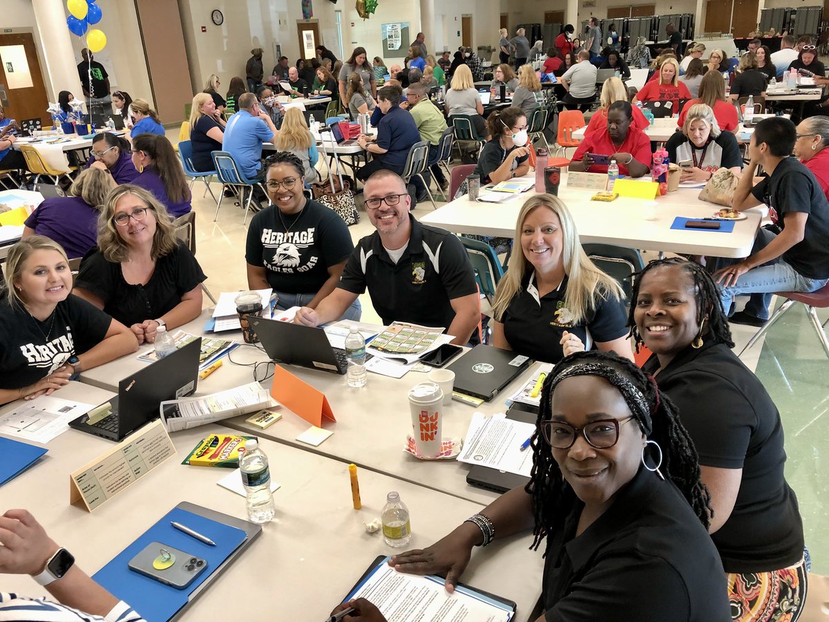 NPR6's tweet photo. Taking a break from SIP Planning.  Awesome team collaboration as well as team bonding.  @hmseaglesFL @volusiaschools @ https://t.co/pzgIm8BCge