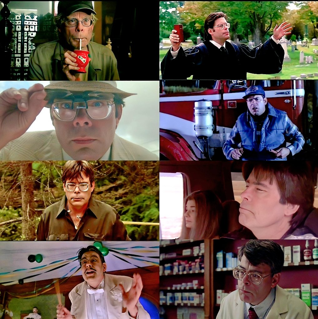 Jeanna350's tweet photo. Some Stephen King cameos. https://t.co/glJDhN77ml