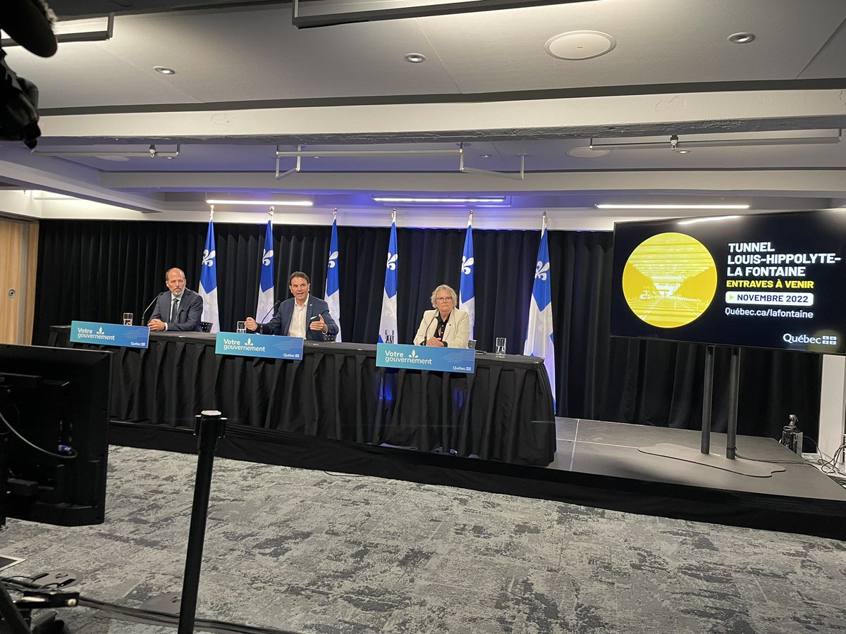 mmesarahmurphy's tweet photo. ⚠️RETARD MAJEUR TRAVAUX @Tunnel_LouisH ⚠️ Novembre 2022 à novembre 2025 : fermeture de 3 voies sur 6 dans le tunnel et fin total du projet en 2026.
Ce novembre : 2 voies vers MTL et 1 voie vers Rive-Sud dans un même tube jusqu’en 2024. Ensuite, l’autre côté en travaux. @le1518 https://t.co/LEdkO8mpgD