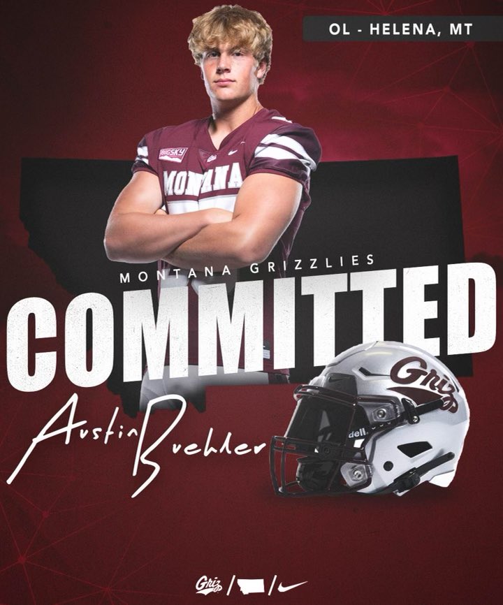 I’m excited to announce I’ve committed to continue my academic and athletic career at the University of Montana! Huge thanks to my friends, family, and coaches! <a href="/MontanaGrizFB/">Montana Griz Football</a>