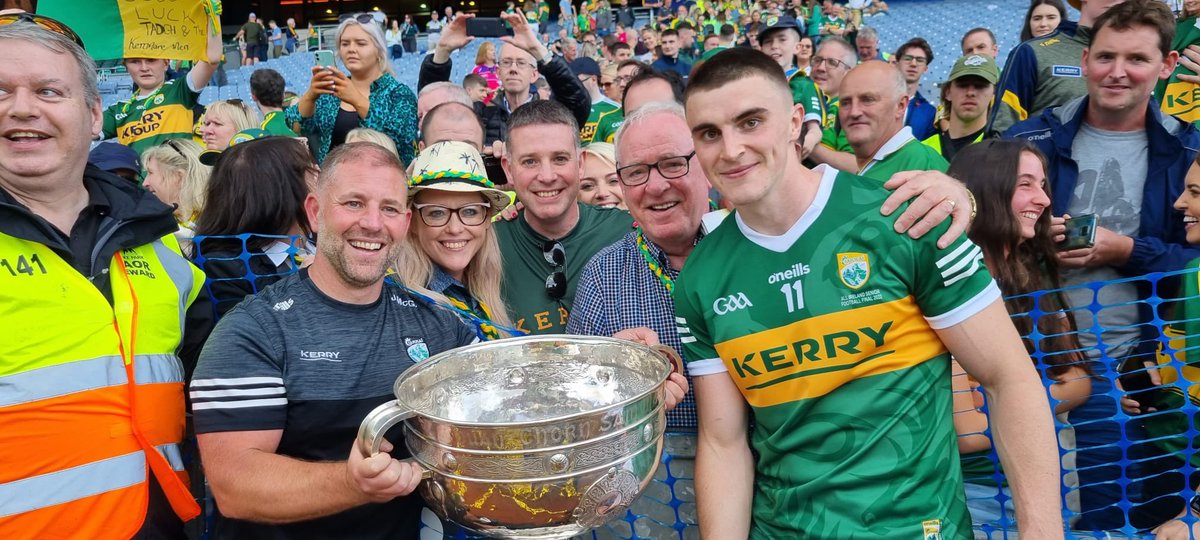 jasonmcgahan1's tweet photo. What an incredible and unforgettable week, heartfelt gratitude to all the coaches &amp; players throughout my journey who have made this happen. Great memories made for life 🏆#allirelandchampions #kerry https://t.co/ht8yKamYsq