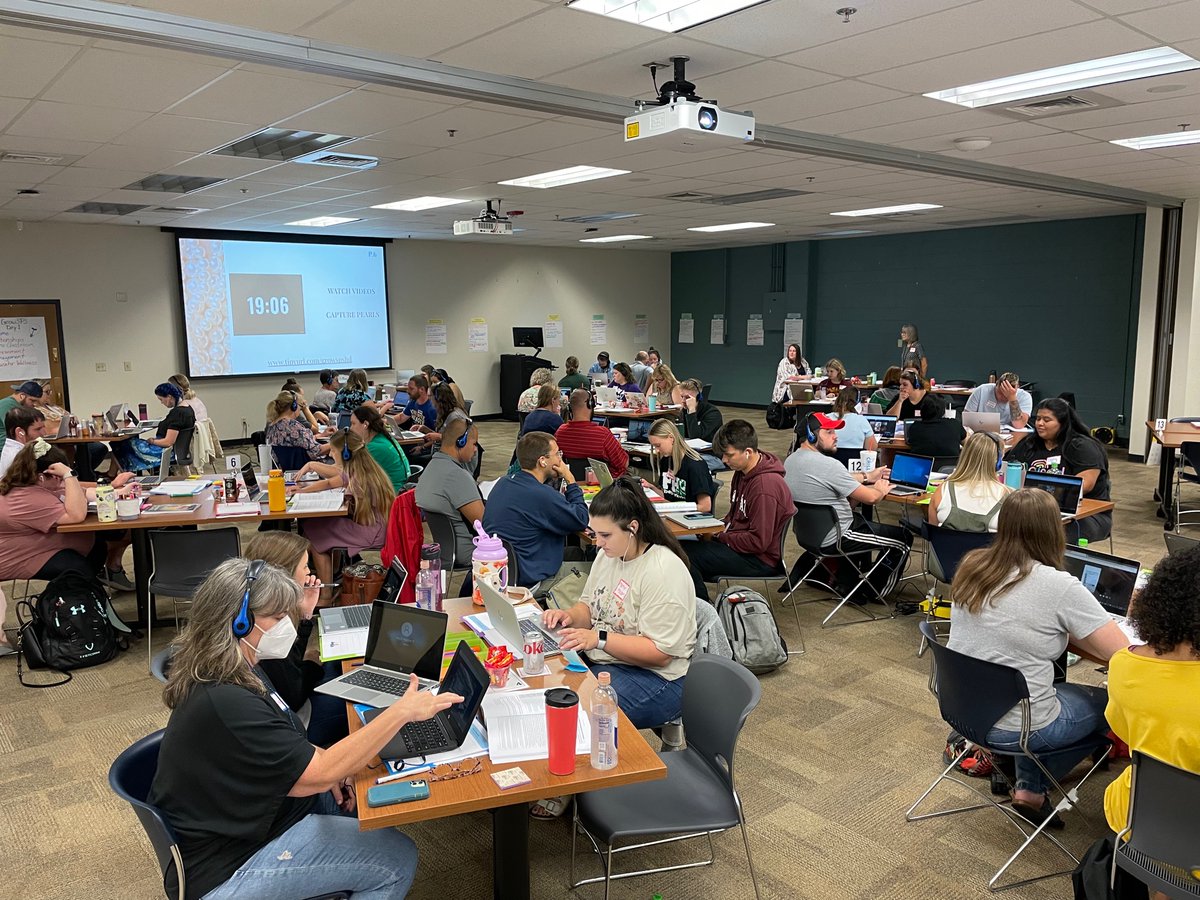 The anticipation and excitement of these new teachers is contagious! 2 days of learning and planning at GrowSPS will set them up for a great year! #STEPUP