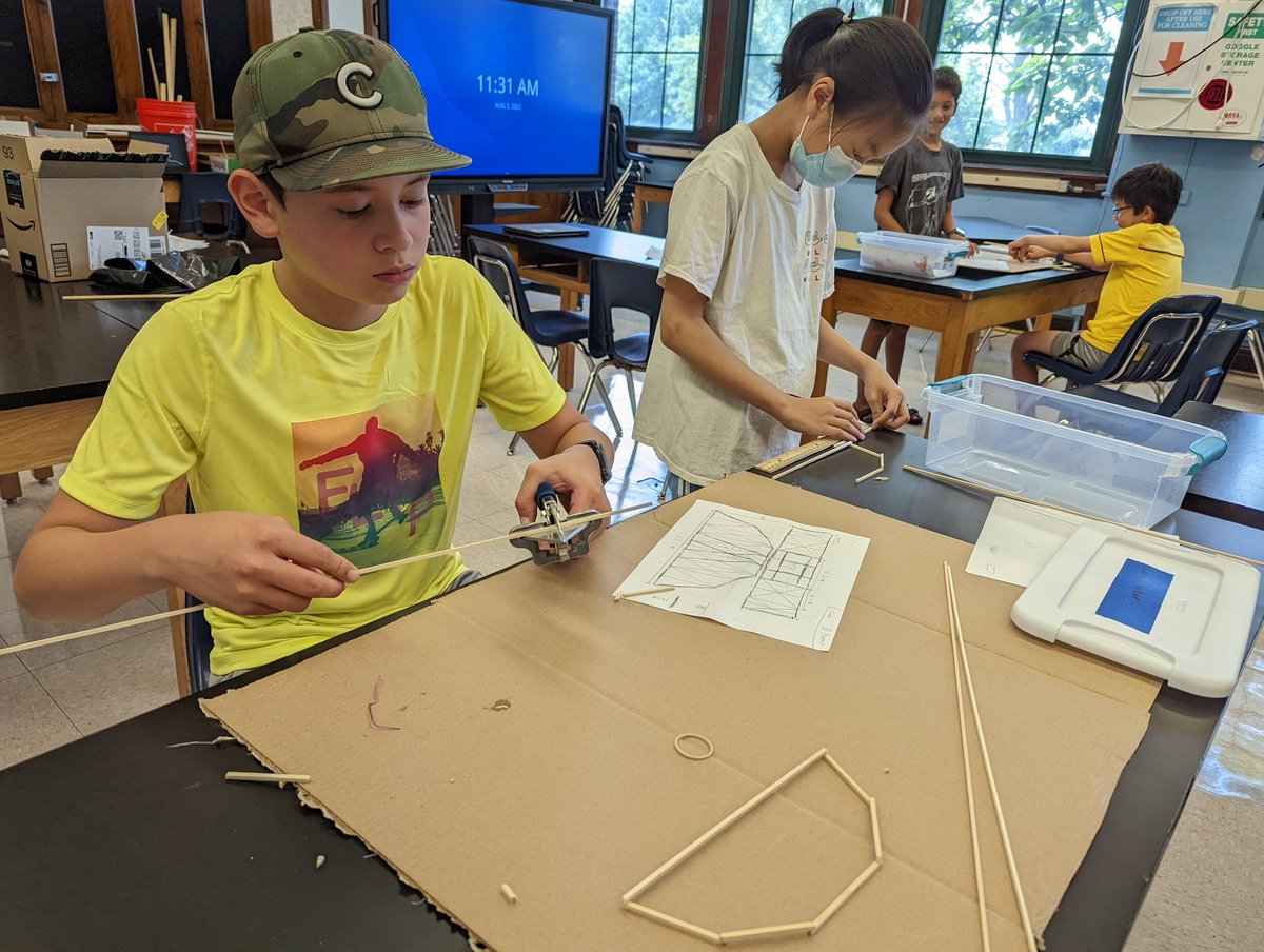 Day 3 of summer Science Olympiad at <a href="/AGBellSchool/">A.G.Bell School</a>. Students shared their science knowledge in a game of Jeopardy and continued their bridge building. <a href="/SOAlumniNetwork/">Science Olympiad</a> <a href="/IllinoisSO/">IL Science Olympiad</a> <a href="/ChiPubSchools/">CPS - Chicago Public Schools</a> #BelieveinBell