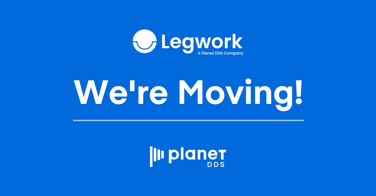 GetLegwork's tweet image. We've moved! We're excited to announce that Legwork is now a Planet DDS company. Please head over to @PlanetDDS and follow for all future updates!