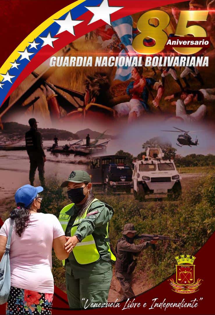 #04AGO #CONAS En el  #GAES11ZULIA Hoy más que nunca con profundo amor estamos dispuestos a garantizar la seguridad de nuestra Patria 🇻🇪   #MaduroIndestructible
#85AniversarioInvictaGNB
.@GnbGaranteDePaz