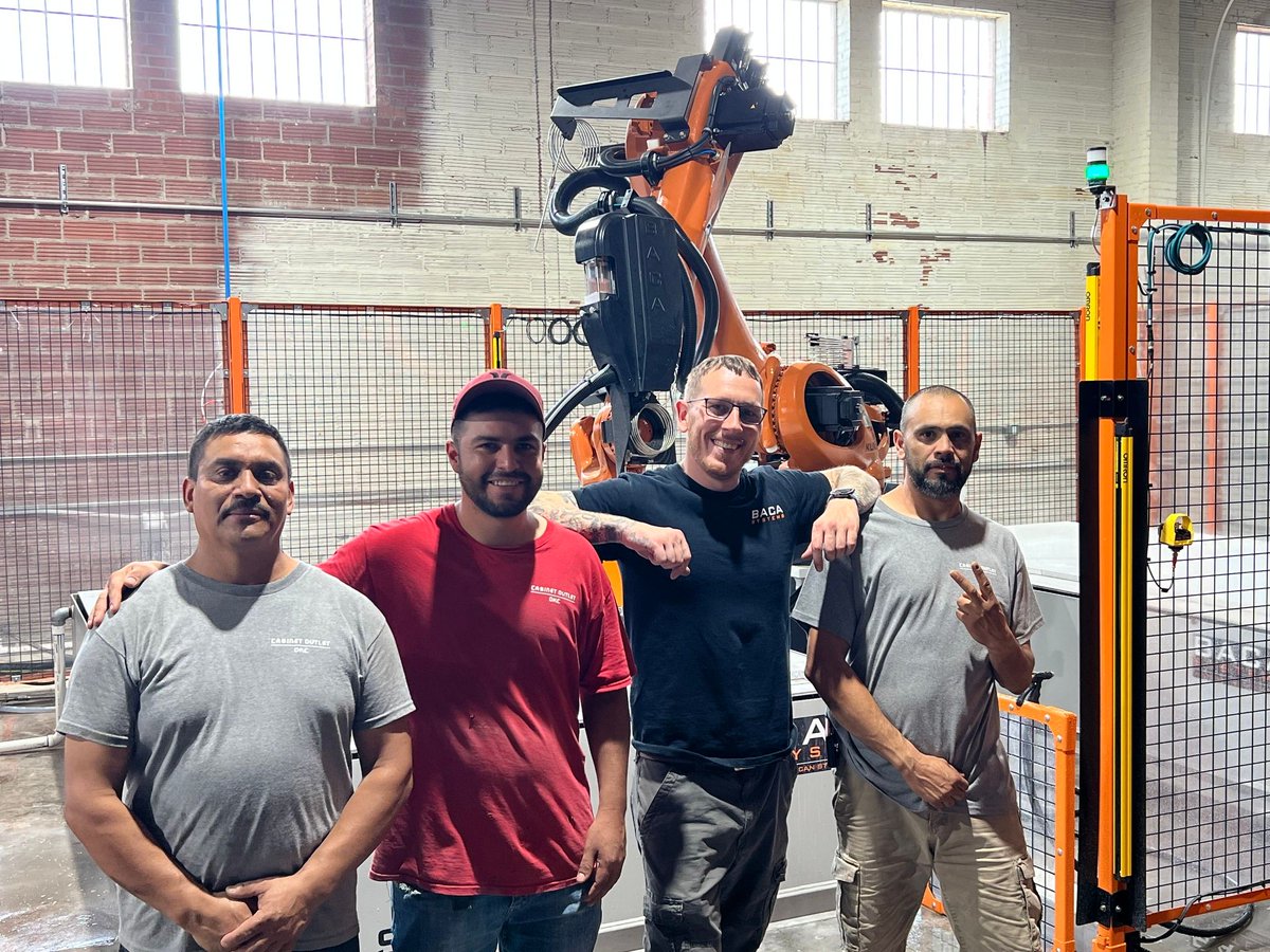 Such a good looking group of fabricators I don't even mind that they're blocking me 😎 We're going to make some badass countertops together!