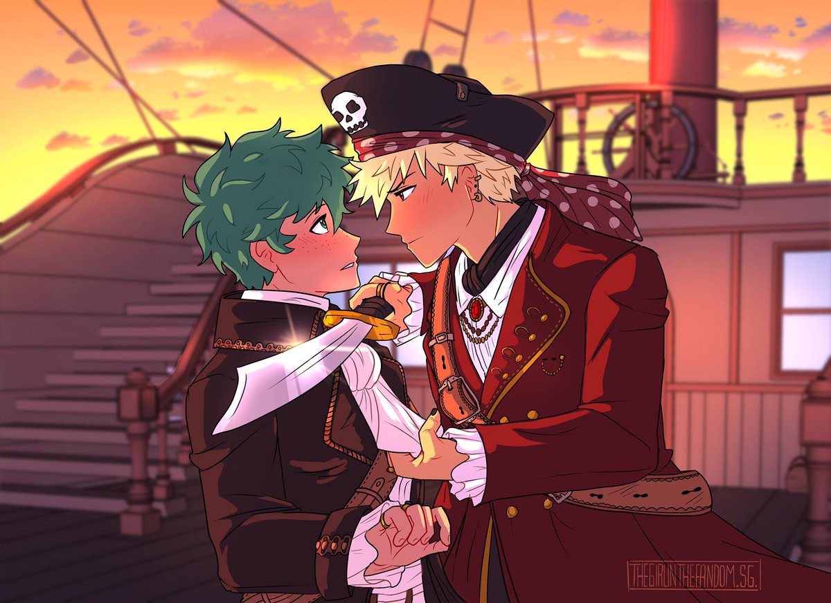 girlinthefandom's tweet photo. Here’s pirate au i drew before everything cause I myself wish to walk a plank #bkdk late #TwinStarsWeek2022 https://t.co/uDKmsCjXP8