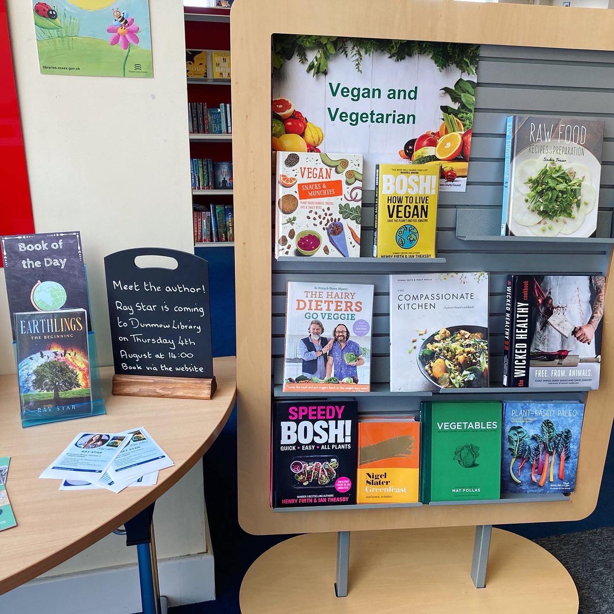 RayStarBooks's tweet photo. The loveliest day with @EssexLibraries teaching #WritingForNature workshops. Amongst the stories was a flamingo named Pinky intent to clean up the sea 🦩 a wolf named Wilbur desperate to save the forest from the evil Hoo 🐺 a newt named Giles, a dog named Dave, and many more 🦋🫶 https://t.co/RZffGSJQn6