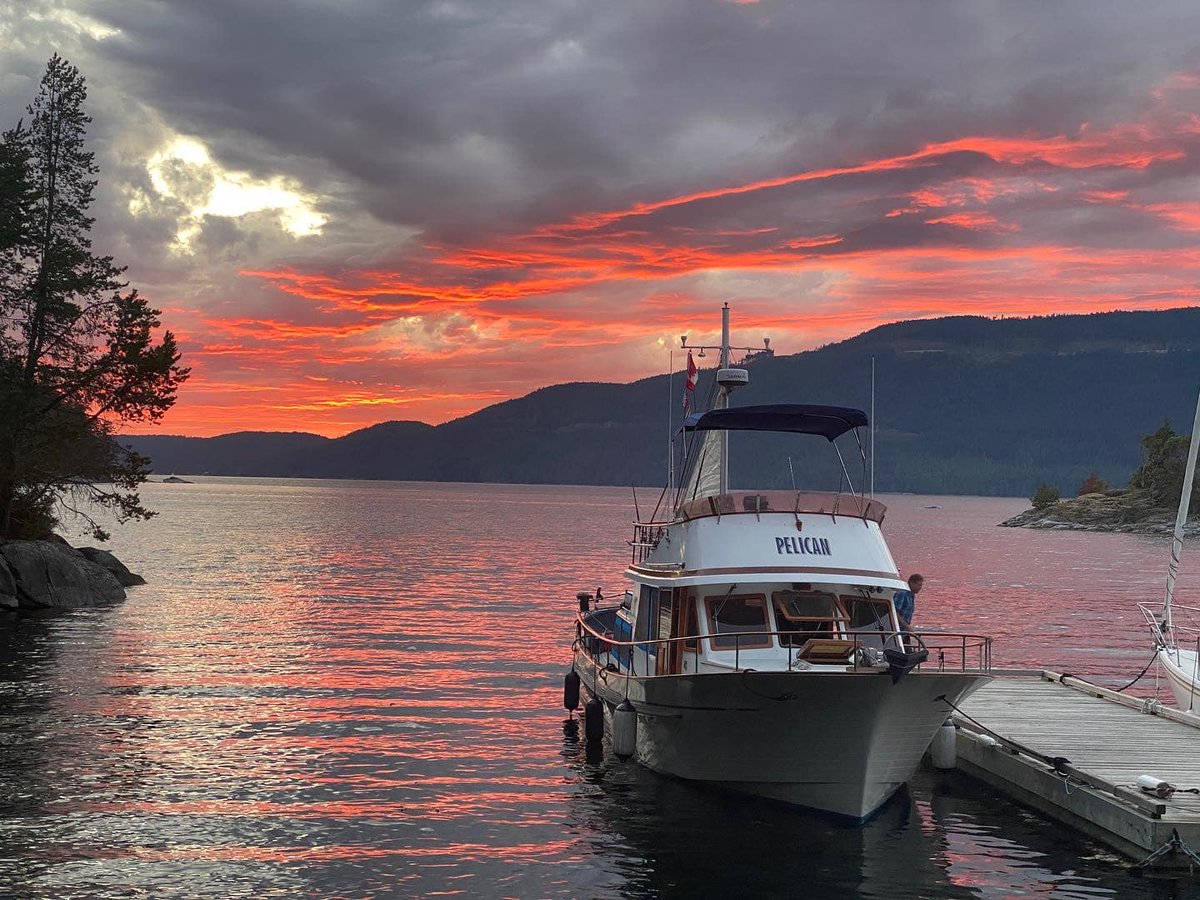 Sunset Hardy Island PHOTO Magdalena Palka via Picture Perfect Sunshine Coast BC Canada 🇨🇦 facebook.com/bc.sunshine.co…

#hardyisland #provincialpark #britishcolumbia  #pacificnorthwest #boating #MarinePark #sunshinecoast #explorebc #explorecanada #bcstorm #sunset #stormclouds