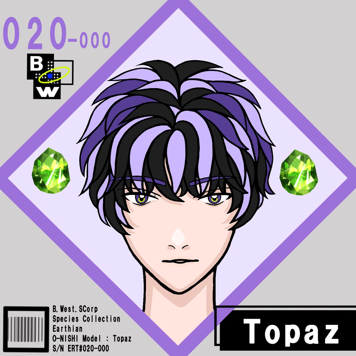 Earthian Collection🌏020 Topaz is listed at opensea!😃
This 020-000 Topaz is the original
AI doctor/mechanic for B.W Scorp 🩺
Bio-AI's core is an artificial material,
and the appearance of skin and hair is the same organization formation as earthlings
0.005ETH/ End 8/7
#NFT #art