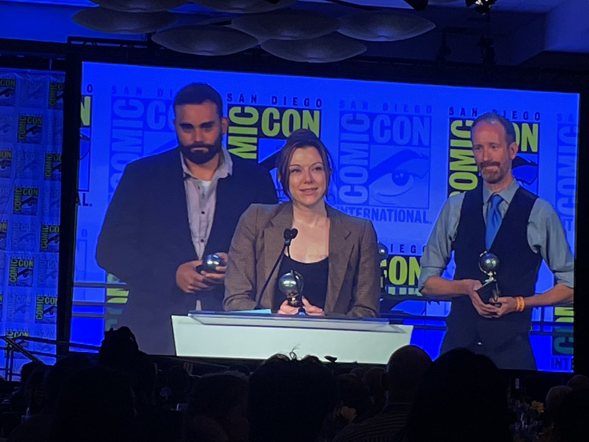 Eisner Awards ceremony for the first time. I sat with <a href="/TripleDreamTeam/">TripleDreamComics</a> and was delighted when my friend <a href="/el__fury/">L. Fury</a> 's comic won in her category! Definitely an experience to remember. #sdcc2022 #eisnerawards #lajolla #beach
