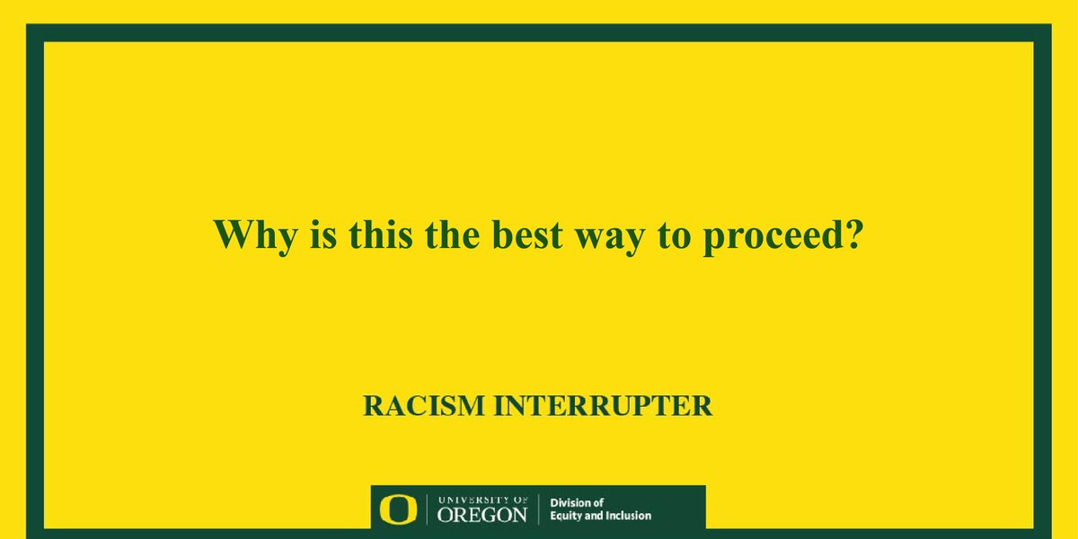 You can interrupt racism. 

<a href="/uo/">うお</a>.cmae <a href="/uoregonmcc/">UO Multicultural Center</a> <a href="/uoeducation/">University of Oregon College of Education</a> <a href="/uocas/">UO College of Arts and Sciences</a> <a href="/oregon_law/">UO School of Law</a> <a href="/uosojc/">UO Journalism & Comm</a>