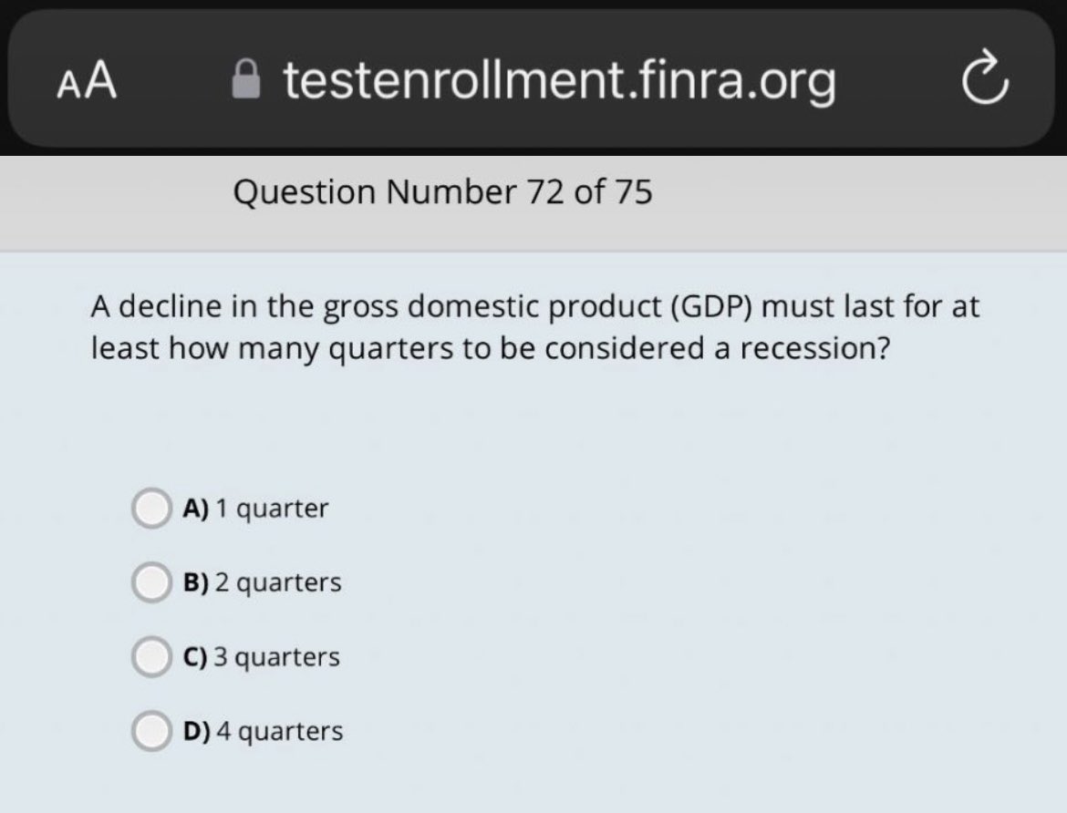 someone tell FINRA we don’t know anymore