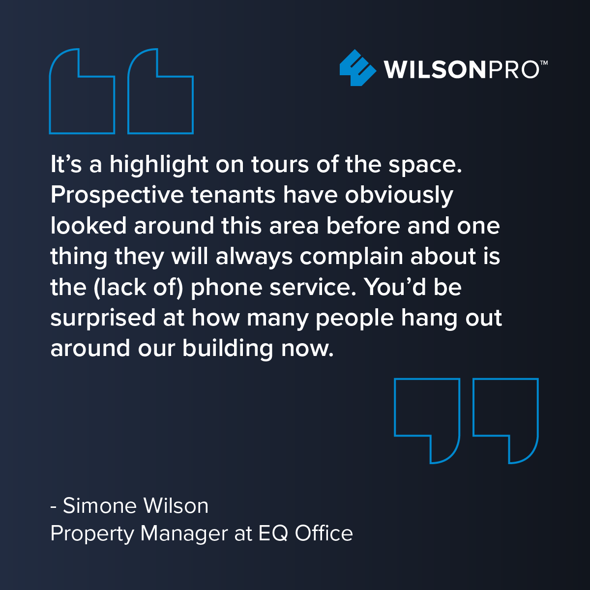 WilsonProAmps's tweet photo. 📶💪 Commercial and residential tenants expect fast data speeds everywhere. From remote work to point-of-sale systems, occupants need consistent cellular connectivity every day.

#wilsonpro #cellularconnection #cellularsignal #5G #commericial #enterprise #propertymanagement https://t.co/8BnVeGg2rd