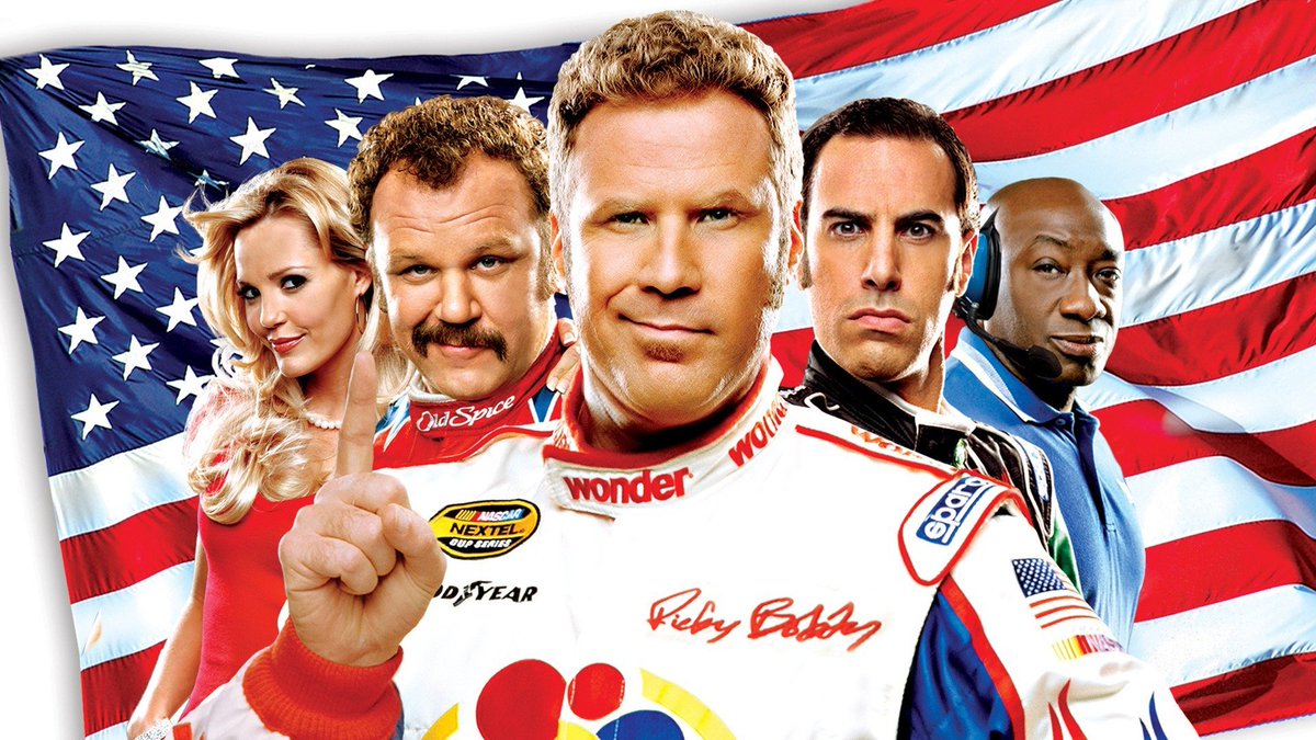 ProjBigScreen's tweet photo. TALLADEGA NIGHTS: THE BALLAD OF RICKY BOBBY raced into theaters on this day, 16 years ago https://t.co/KO2Xrhn9QT