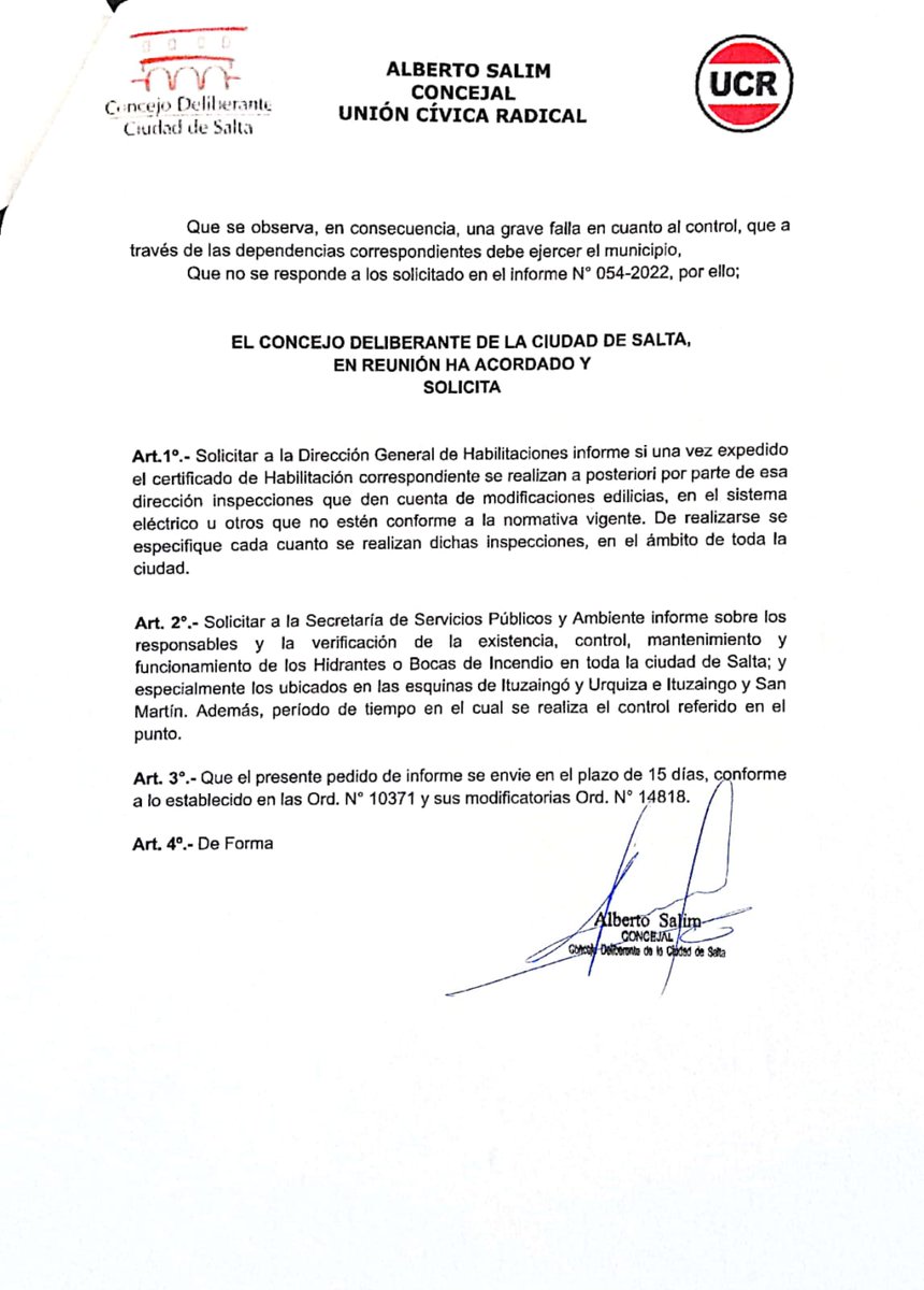 albertosalimok's tweet photo. #ParteDePrensa
🇵🇱PRECISAMOS DE RESPUESTAS CONCRETAS🇵🇱
👉🏾Desde el Comité Capital y la Presidencia del Bloque de Concejales Radicales, solicitamos un nuevo pedido de informe ante la limitada e inconcreta contestación brindada por funcionarios municipales a la solicitud de informe👇🏽 https://t.co/OKFjKhs4x0