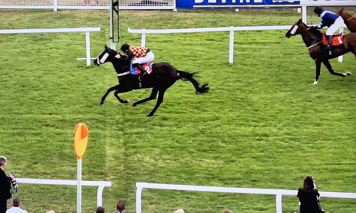 amajox's tweet photo. Congratulations #champ @amajox 🔥@patmillman WINS @Sandownpark #FastSteps @rodmillmanracin #7ran #heldup #flyingatthefinish #timedtoperfection #topride #topjock 🍑👌🌟👏👏👏 https://t.co/bp65jcz7BX