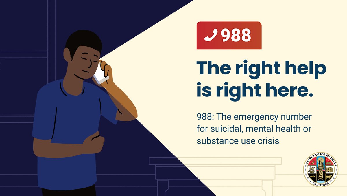 9-8-8 are the numbers you can call or text (24/7) to access crisis counselors that are trained to help if you're experiencing suicidal thoughts, a mental health crisis, need support with substance use, or any emotional distress.