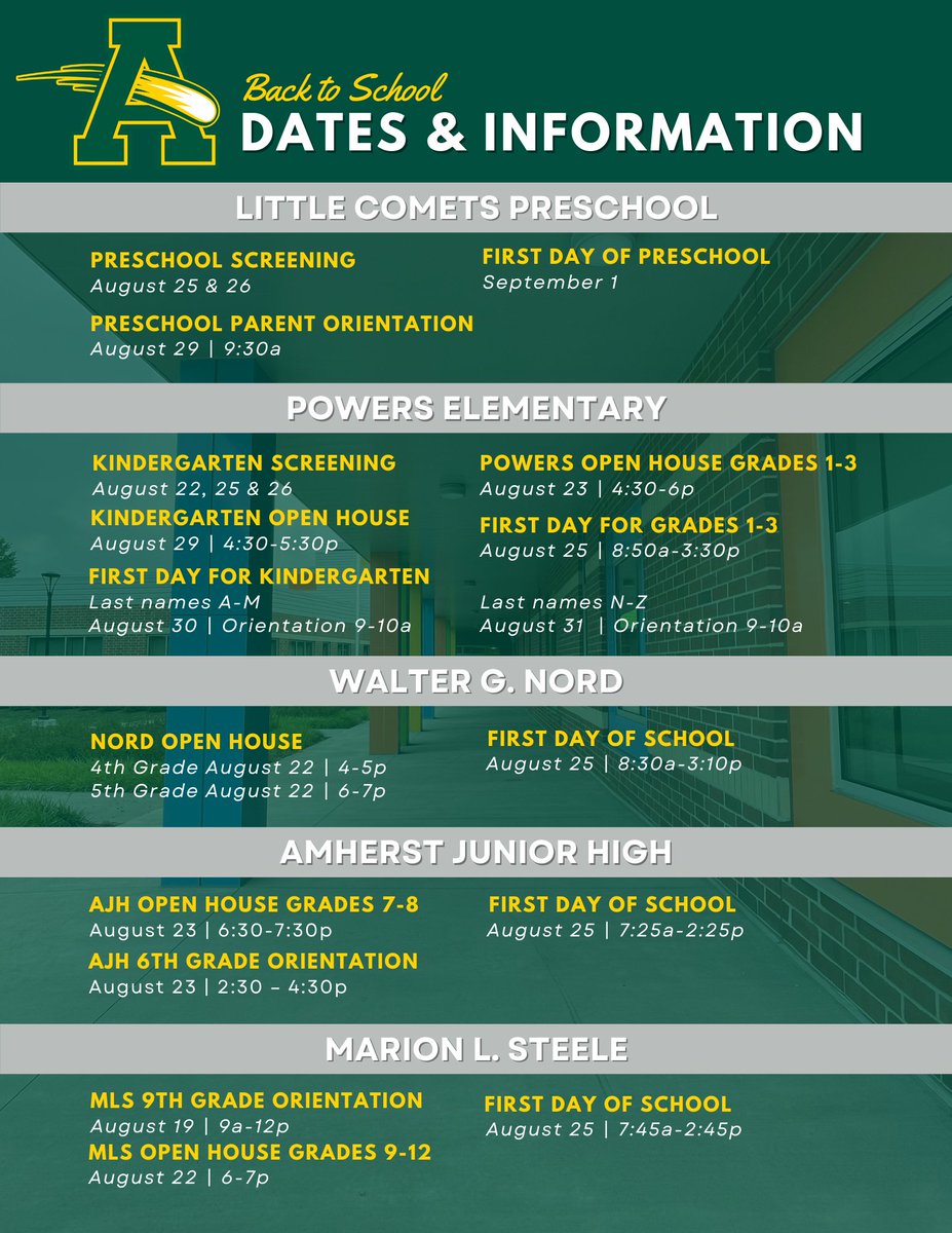 Sarah Walker (@asstcometsuper) on Twitter photo Here's a quick reference of important upcoming dates/time! Thank you for putting this together for us <a href="/Comet_Connect/">Comet Community Relations</a> ! #CometCommunity #CometNation Here's a quick reference of important upcoming dates/time! Thank you for putting this together for us <a href="/Comet_Connect/">Comet Community Relations</a> ! #CometCommunity #CometNation