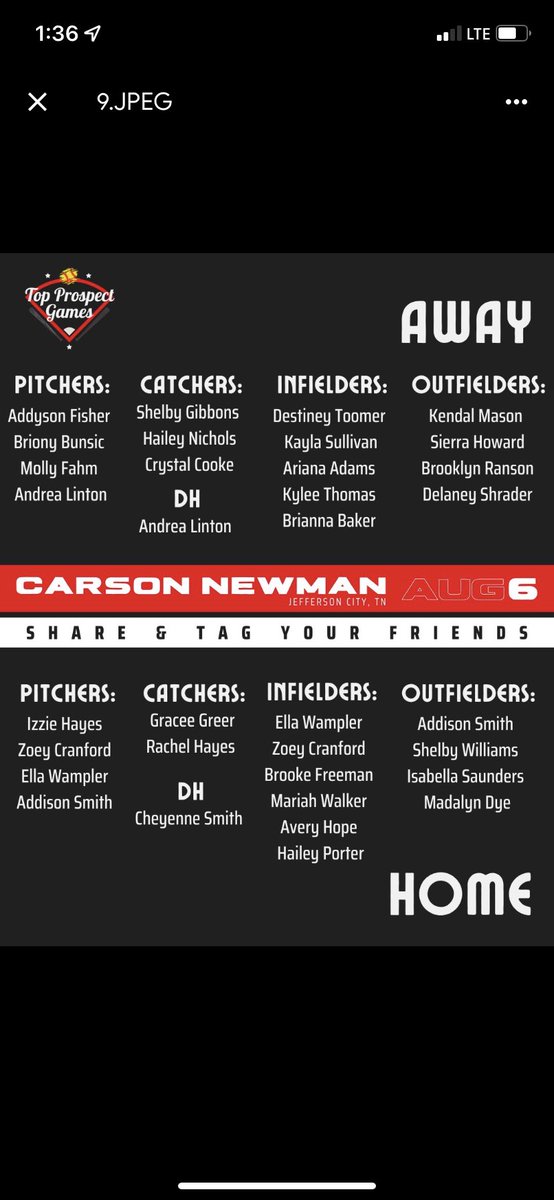 Kylee Thomas (@kylee_thomas10) on Twitter photo So excited as the Top Prospect Games get closer. I am grateful for the opportunity and excited to play alongside multiple teammates. Come watch all of us this weekend at Carson-Newman! <a href="/brookranson199/">brooklyn.ranson</a> <a href="/izziehayess/">izzie</a> and Rachel Hayes. <a href="/EliteSoftballR1/">EliteSoftballReport</a> <a href="/starsnational05/">Stars National 16U Thomas</a> @softball_hhs1 So excited as the Top Prospect Games get closer. I am grateful for the opportunity and excited to play alongside multiple teammates. Come watch all of us this weekend at Carson-Newman! <a href="/brookranson199/">brooklyn.ranson</a> <a href="/izziehayess/">izzie</a> and Rachel Hayes. <a href="/EliteSoftballR1/">EliteSoftballReport</a> <a href="/starsnational05/">Stars National 16U Thomas</a> @softball_hhs1