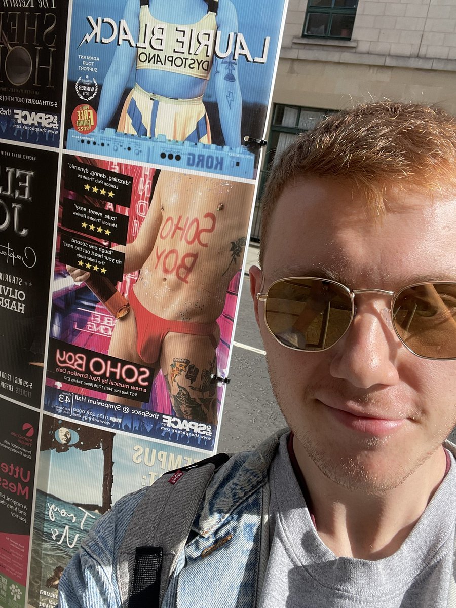 _OwenDennis_'s tweet photo. First sighting of my show’s poster! Getting real now!!#edfringe https://t.co/ffJZX0gcjU