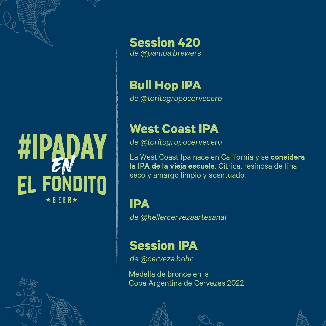 Hoy nuestro día favorito del año.. Hoy es el IPA DAY 🤩🤩🤩