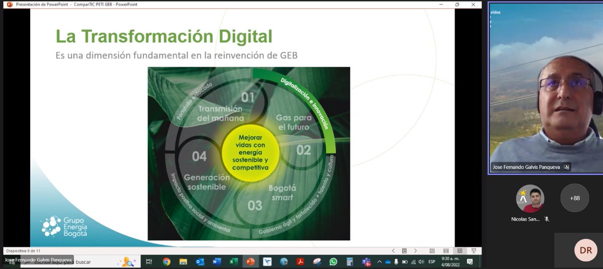 ConsejeriaTIC's tweet photo. Hoy, en nuestro #ComparTIC, José Fernando Galvis, gerente de tecnología de @GrupoEnergiaBog compartió la experiencia de la entidad en:
✅ Seguridad digital
✅ Internet de las cosas
✅ Soluciones Cloud y más. https://t.co/zqI7NE9SBp