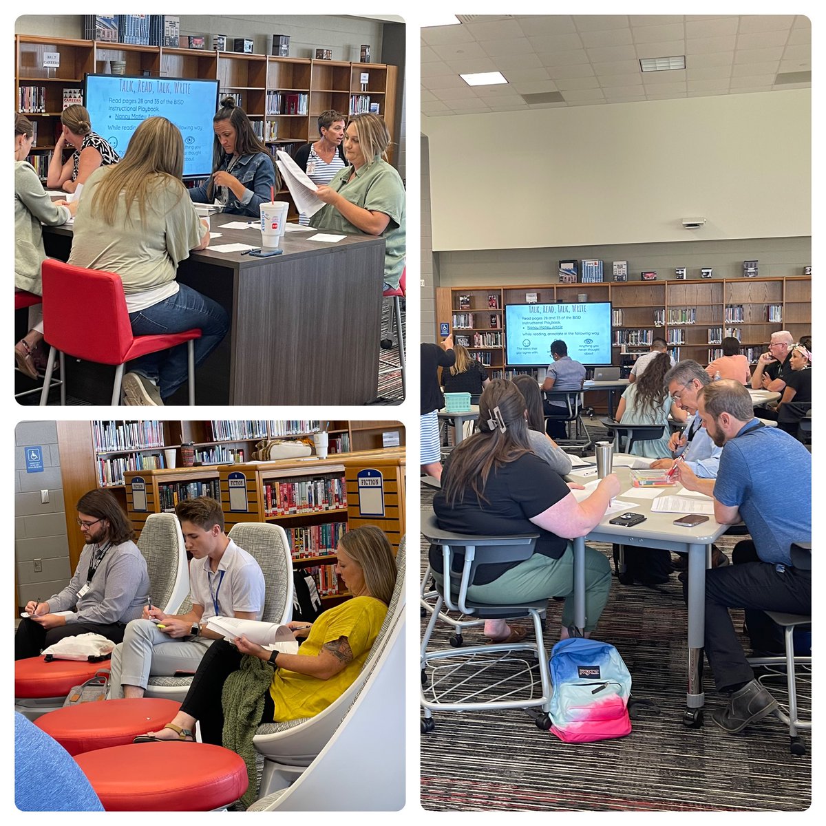 New BISD teachers learn &amp; practice instructional strategies during our Teacher Induction Program #BISDPride #BISDTIP #BISDISteam
