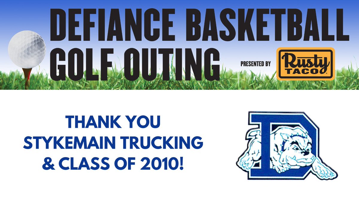 Big thanks to former backup point guard <a href="/Noffy7/">Alex Nofziger</a> for sponsoring a hole at our golf outing on behalf of the Class of 2010 and also former Bulldog standout, Cam Stykemain at Stykemain Trucking!  Much appreciated!
