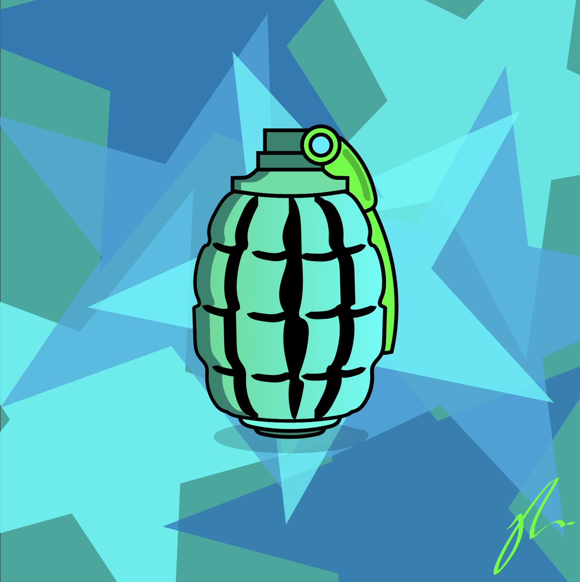 gren_ADA's tweet image. One of the #stars 🌟 of the collection so far is this starburst grenade! Which style has caught your eye so far? Many more to come! Follow us to find out when minting will commence! ⭐️ #ada #cnft #nft #cardano #cardanonft