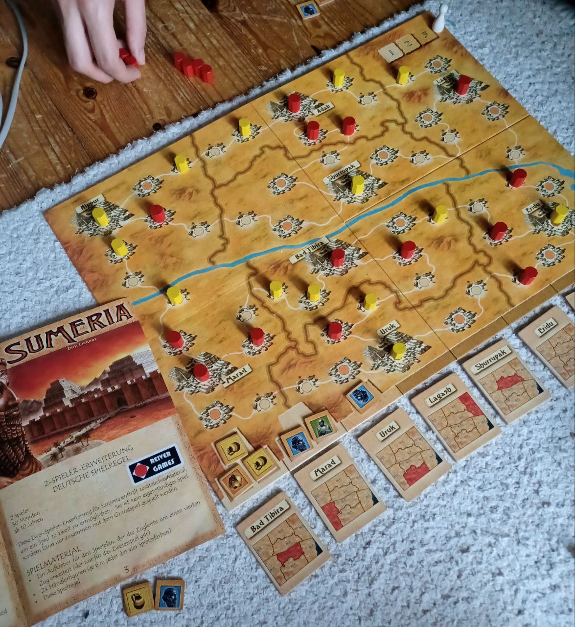Team Cuneiform on Twitter: "I bought a board game "Sumeria" (2009) just  because of the name, but the game turned out to be actually quite playable!  I'm usually too lazy to learn