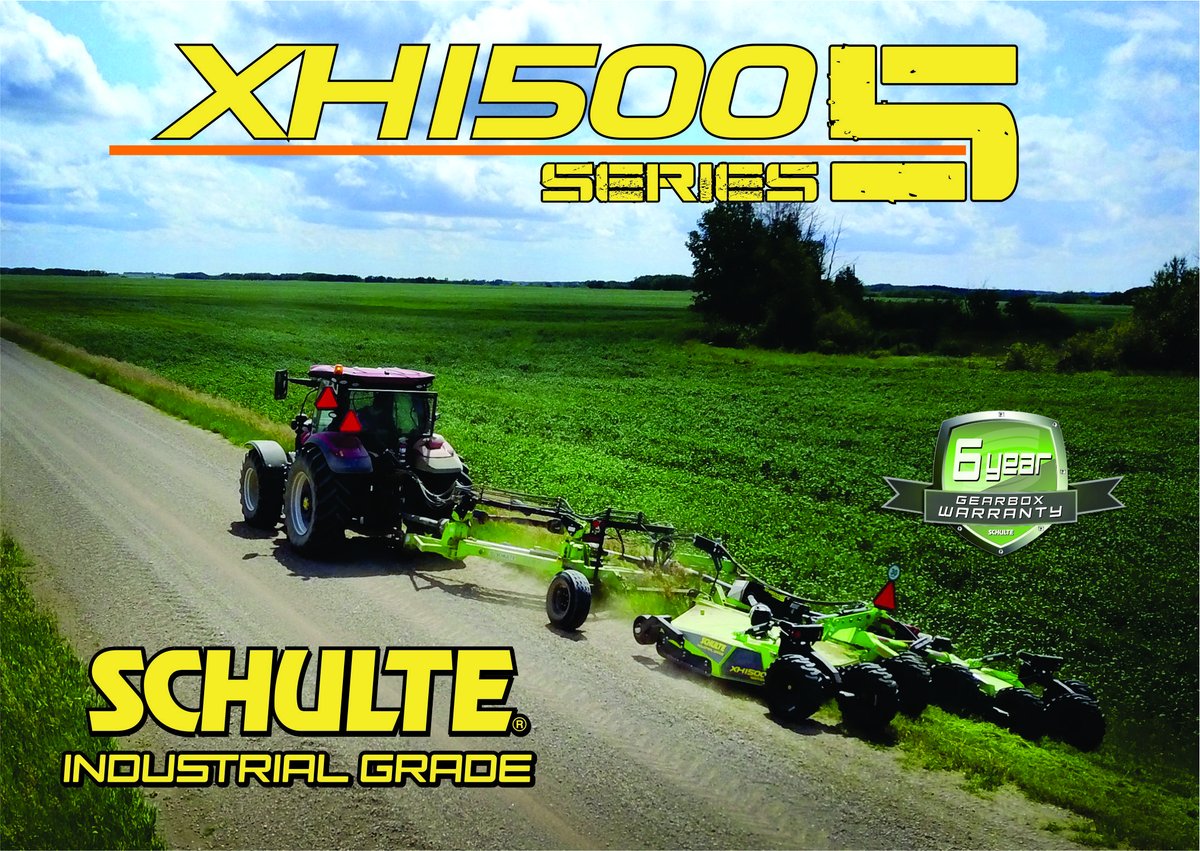 The all new XH-1500 Series 5 Rotary Cutter from Schulte
