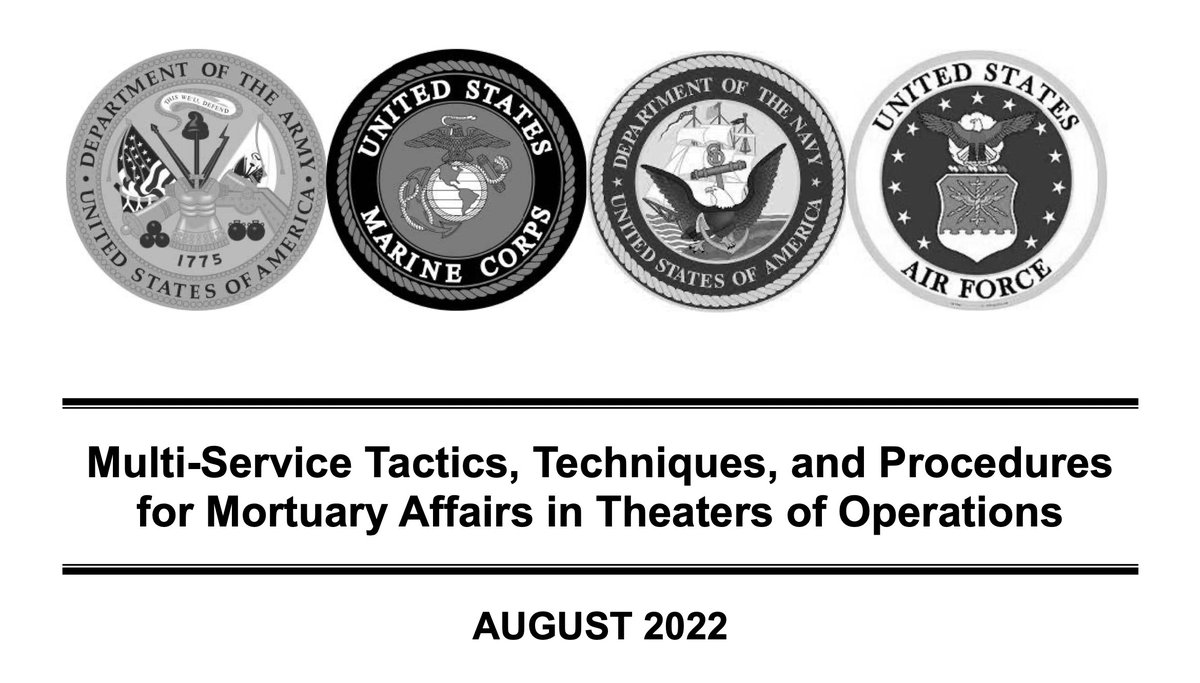 saftergood's tweet photo. New military guidance on "the care and disposition of deceased personnel and the handling of their personal effects across a continuum of conflict ranging from peace through war" https://t.co/IeWKqt1SRp https://t.co/vfq6Opq84V