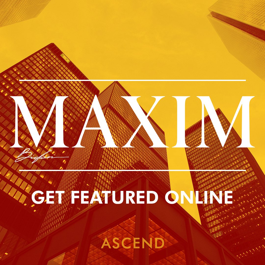 With the help of Ascend Agency, you can be featured in top publications such as Maxim. Want to find out how? Send us a DM! 📲