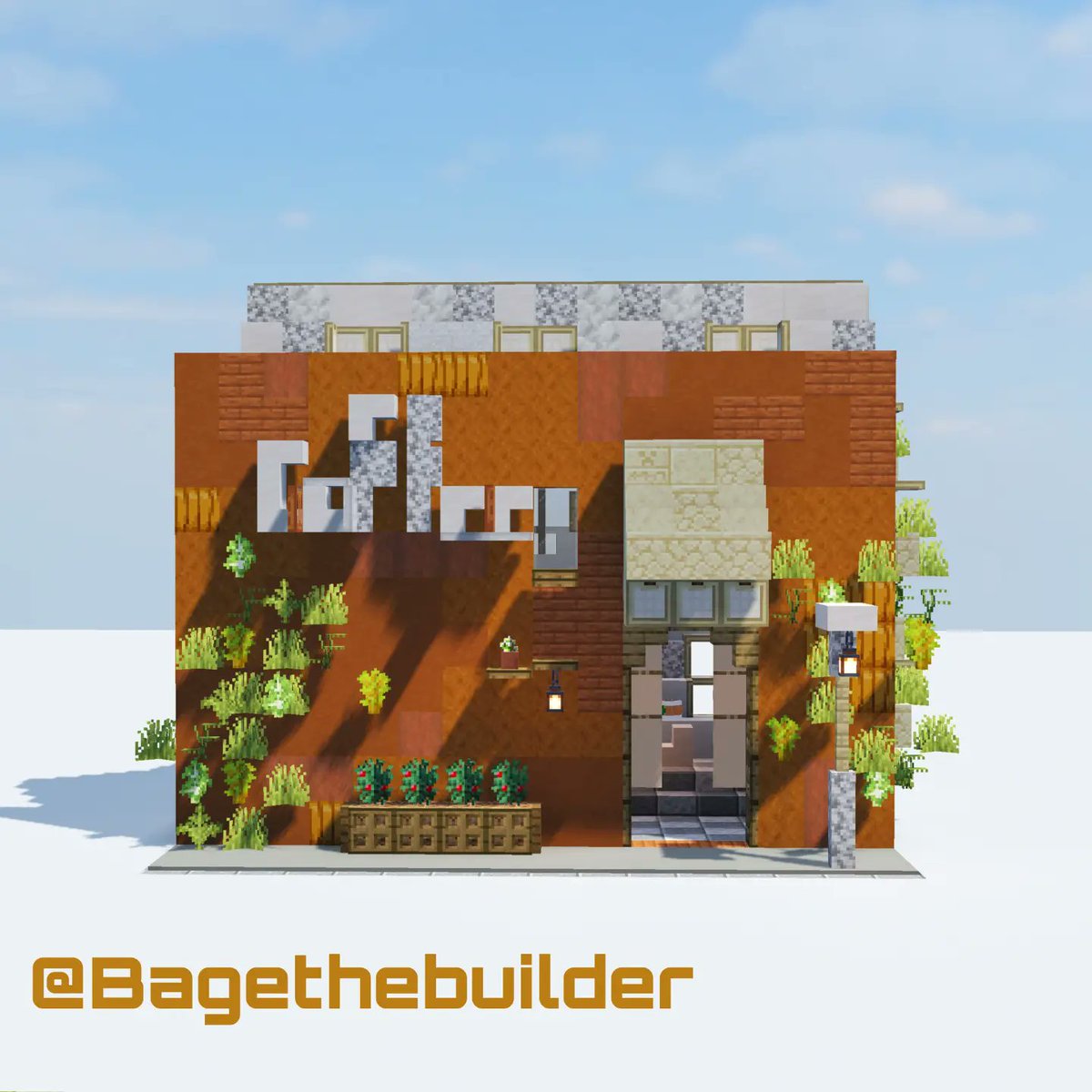 Coffee shop #minecraft #minecraft建築コミュ #Minecraftbuilds
