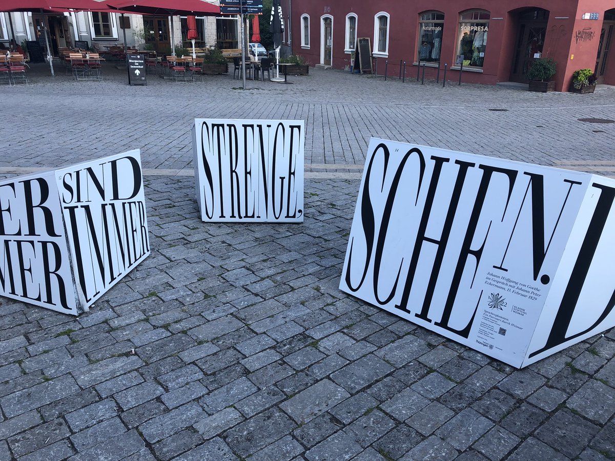 Worte finden in Weimar. #Goethe