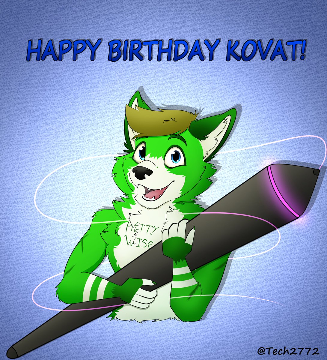 Late birthday gift for fellow green folfo friend <a href="/NeonGFolf/">Kovat</a> . 

#Furry #art